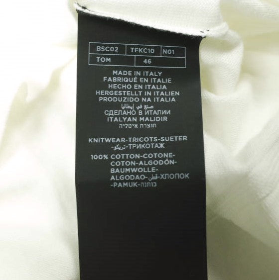 トムフォード クルーネックコットンニットTシャツ