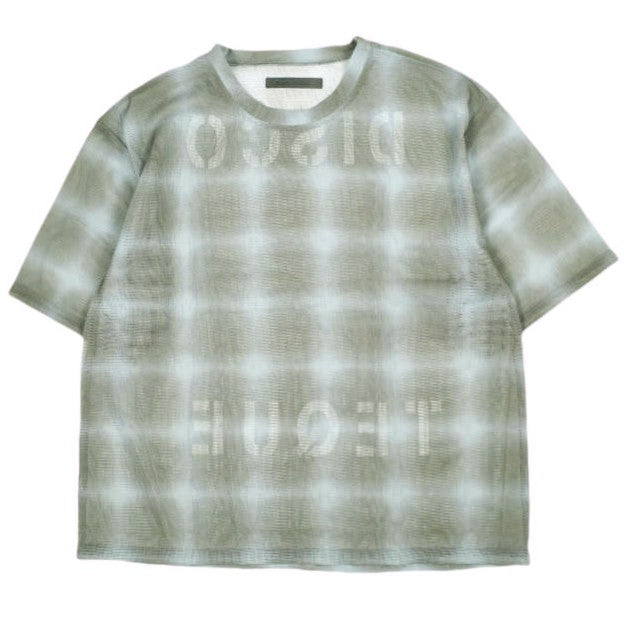 Danke Schon OMBRE CHECK MESH Tシャツ