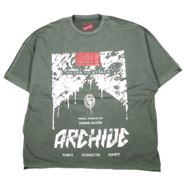 ダンケシェーン CIGARETTE DOLMAN S S TEE コットンTシャツ