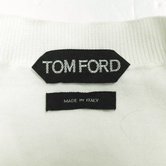 トムフォード クルーネックコットンニットTシャツ
