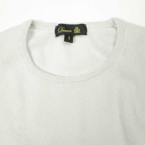 ドゥロワー カシミヤショートスリーブニット