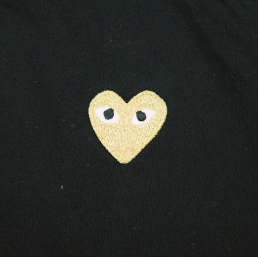 プレイコムデギャルソン ゴールドハート Tシャツ