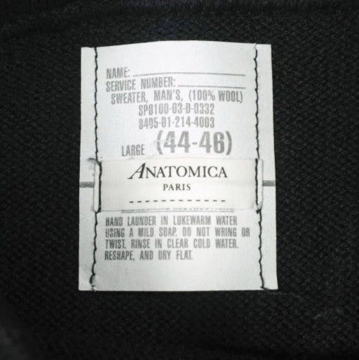 アナトミカ MOC NECK SWEATER ウールニット