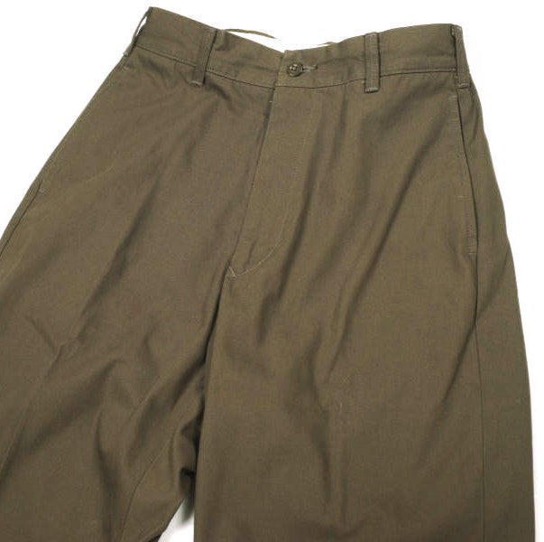 ザシンゾーン WASHED HIGH WAIST CHINO コットンポリエステルパンツ