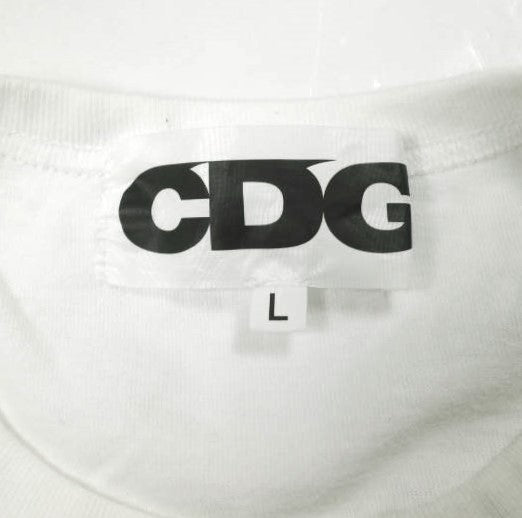 コムデギャルソン LOGO PRINT コットンTシャツ