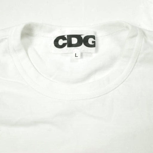 コムデギャルソン LOGO PRINT コットンTシャツ