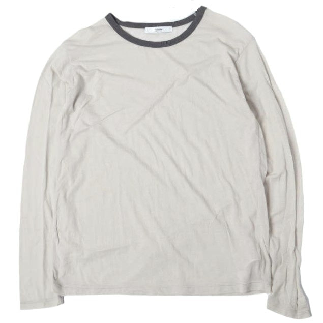 ジャーナルスタンダードレリューム 25SS シアークルーネックリンガーロングTシャツ