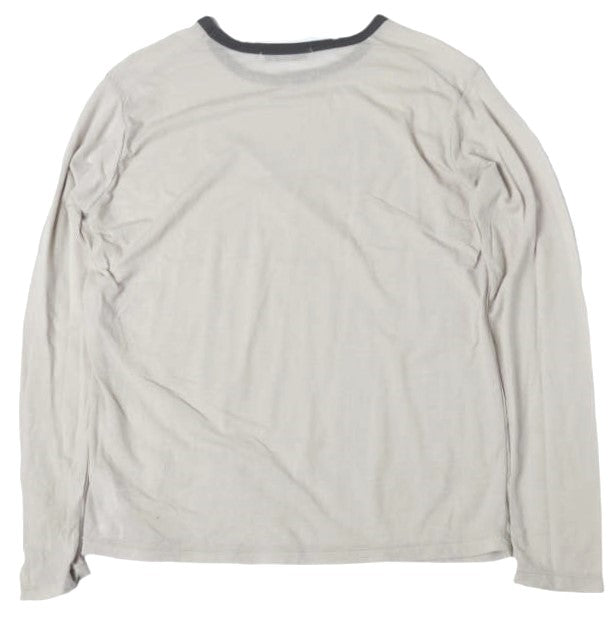 ジャーナルスタンダードレリューム 25SS シアークルーネックリンガーロングTシャツ