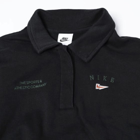 ナイキ AS W NSW FLC Crop 3Q Polo NCPS スウェットポロシャツ