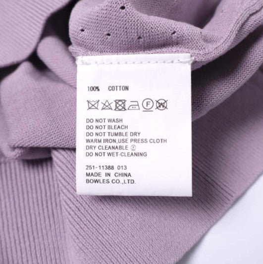 ハイク CREW NECK SWEATER コットンセーター