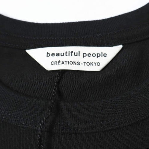 ビューティフルピープル suvin compact jersey タイポグラフィー ロングTシャツ