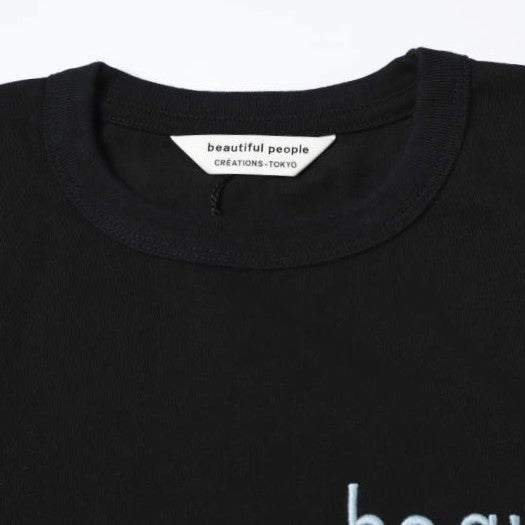 ビューティフルピープル suvin compact jersey タイポグラフィー ロングTシャツ