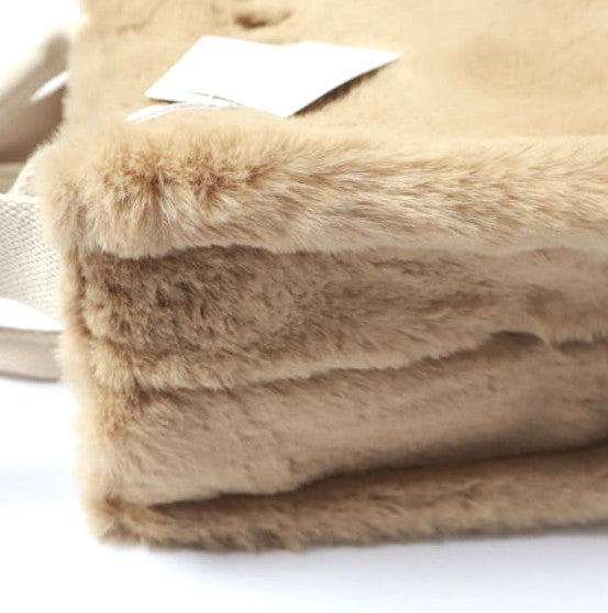 マルニ FAUX FUR BASKET SHOPPER フェイクファー ハンドバッグ