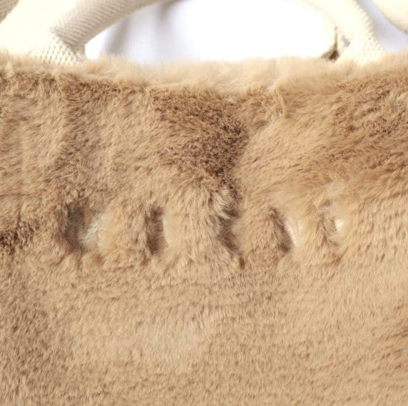 マルニ FAUX FUR BASKET SHOPPER フェイクファー ハンドバッグ