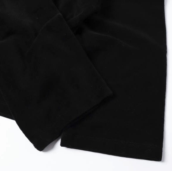 ベースレンジ TRE SWEATSHIRT オーガニックコットンベロアトップス