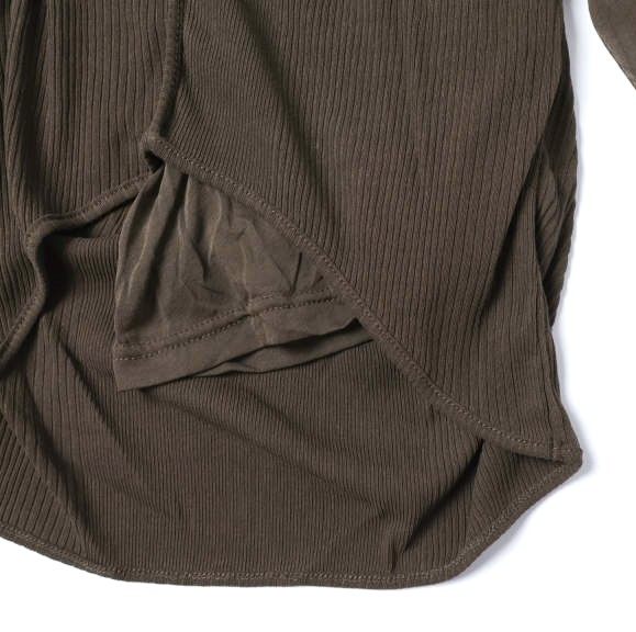 シーオール SHEER TWIST BACK TOP コットンニットトップス