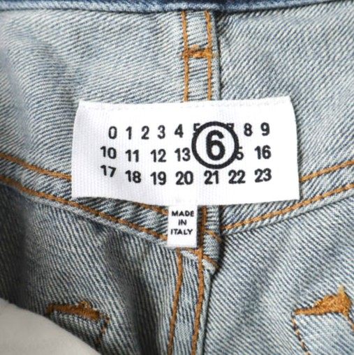 メゾンマルジェラ INSIDEOUT SEAM DENIM PANTS デニムパンツ