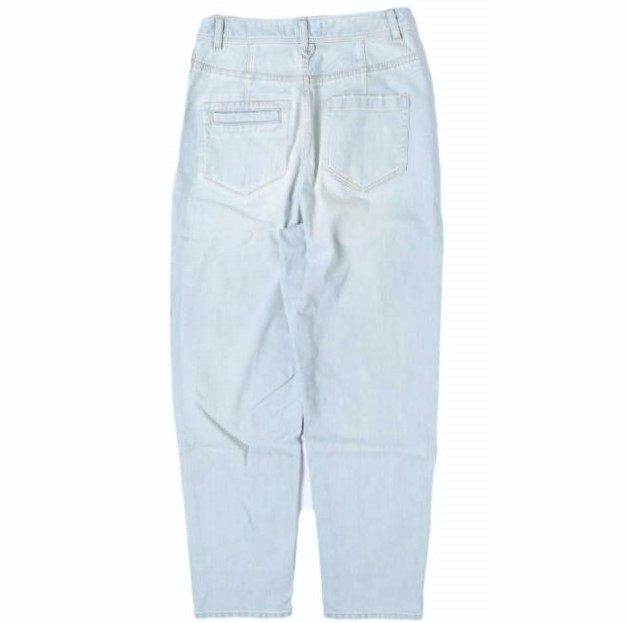 シーレット コットンデニムテーパードパンツ
