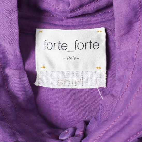 フォルテフォルテ コットンシルクシャツ