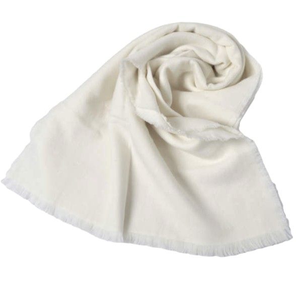 THROW ELENA W C Boucle Dot ウールカシミヤストール
