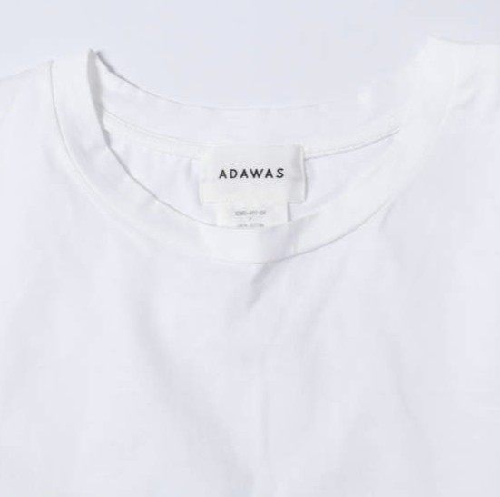 アダワス COMPACT COTTON JERSEYポンチョTシャツ