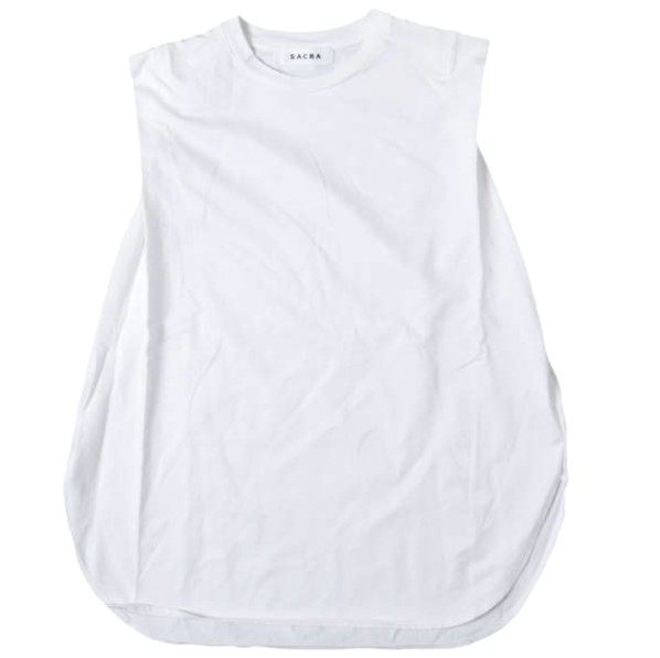 サクラ PREMIUM COTTON ノースリーブトップス