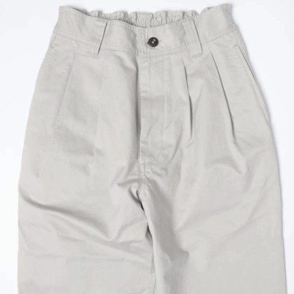 マーガレットハウエルMHL. WASHED COMPACT COTTONテーパードパンツ