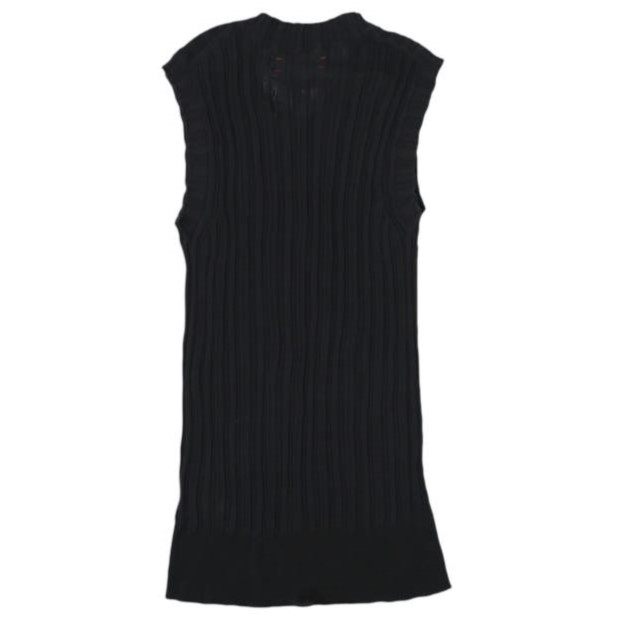 アンフィル high twist cotton リブノースリーブトップス