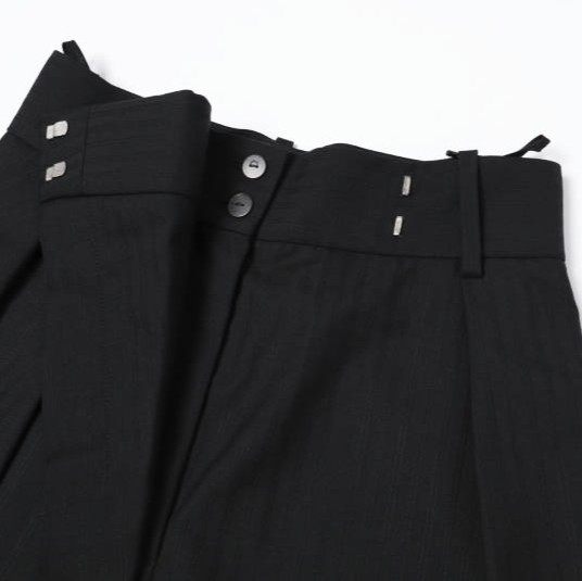 ロエベ Cropped Wrap Trousers ウールパンツ