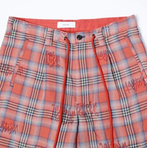 ファセッタズム ORIGINAL TRANSPARENT CHECK SHORTS ショートパンツ