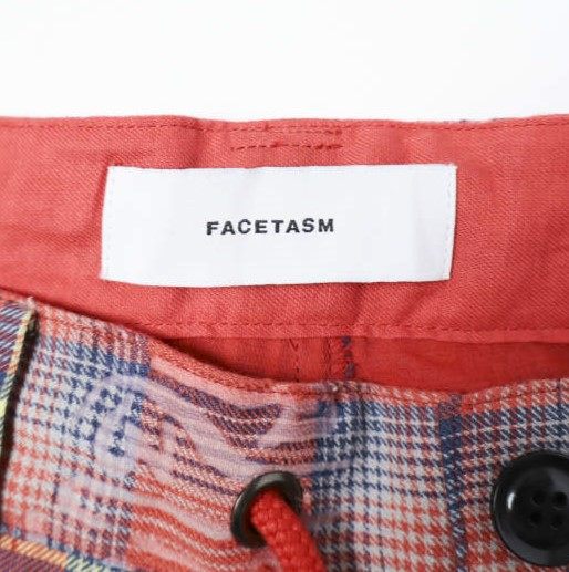 ファセッタズム ORIGINAL TRANSPARENT CHECK SHORTS ショートパンツ