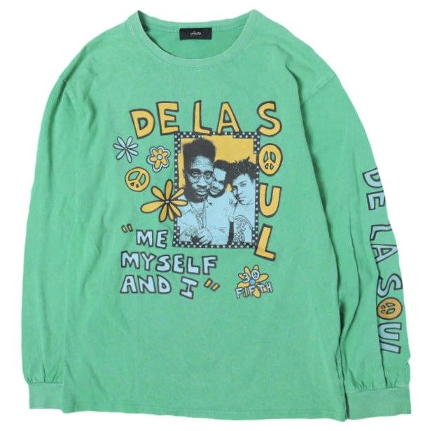 ユーミュージック DE LA SOUL ME MYSELF AND I コットンロングスリーブTシャツ