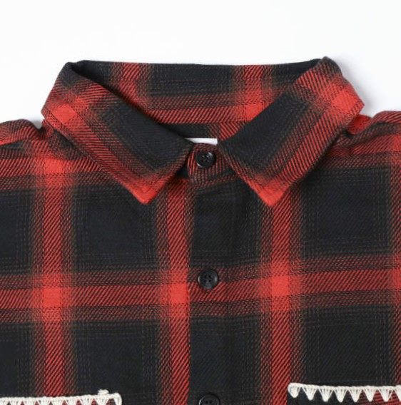ビーオムニボー HAND STITCH SHIRT コットンシャツ