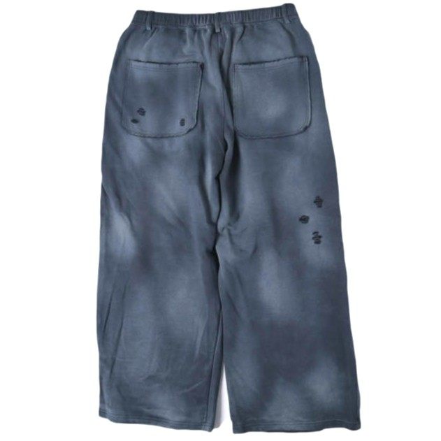 ダンケシェーン STUDS SWEAT BAGGY PANTS コットンパンツ