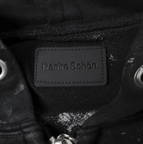 Danke Schon STUDS SWT ZHD コットンジップアップパーカー
