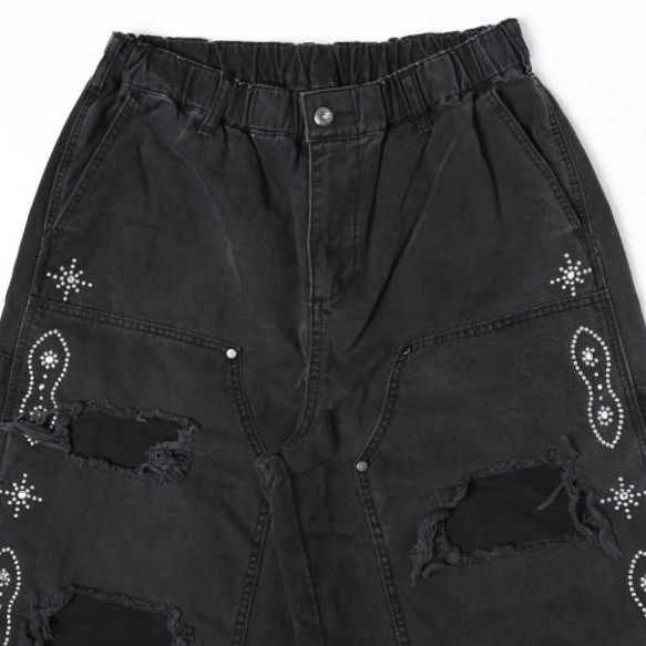 ダンケシェーン STUDS W-KNEE DUCK ショートパンツ