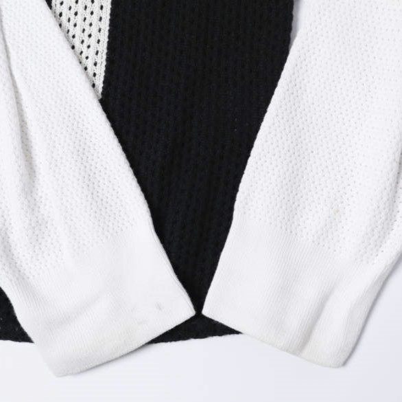 アスクユアセルフ Knit Mesh Long Sleeve Jersey ニットトップス