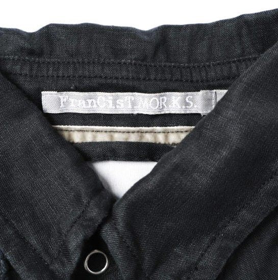 フランシストモークス LINEN 2HOOK WIRED H S SHIRT リネントップス