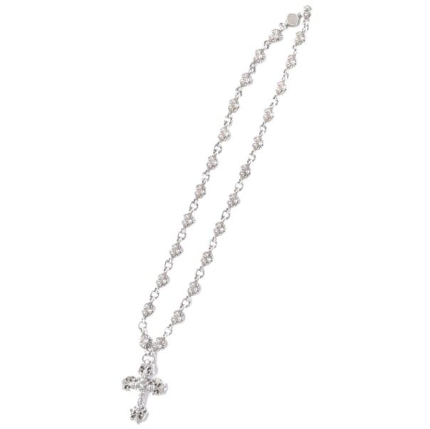 クロムハーツ FILIGREE CROSS XSM #1 クロスボールチェーン ネックレス シルバー