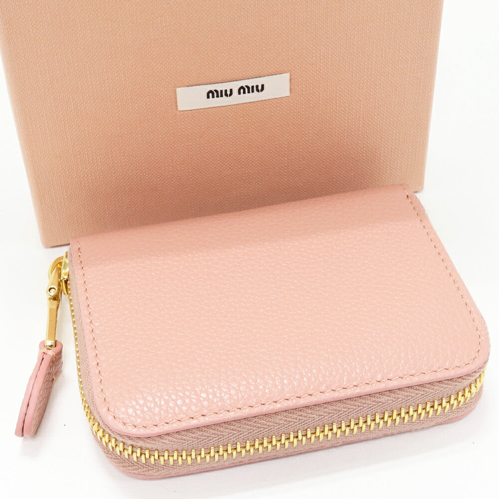 ミュウミュウ 5MM268 グレインレザー コインケース
