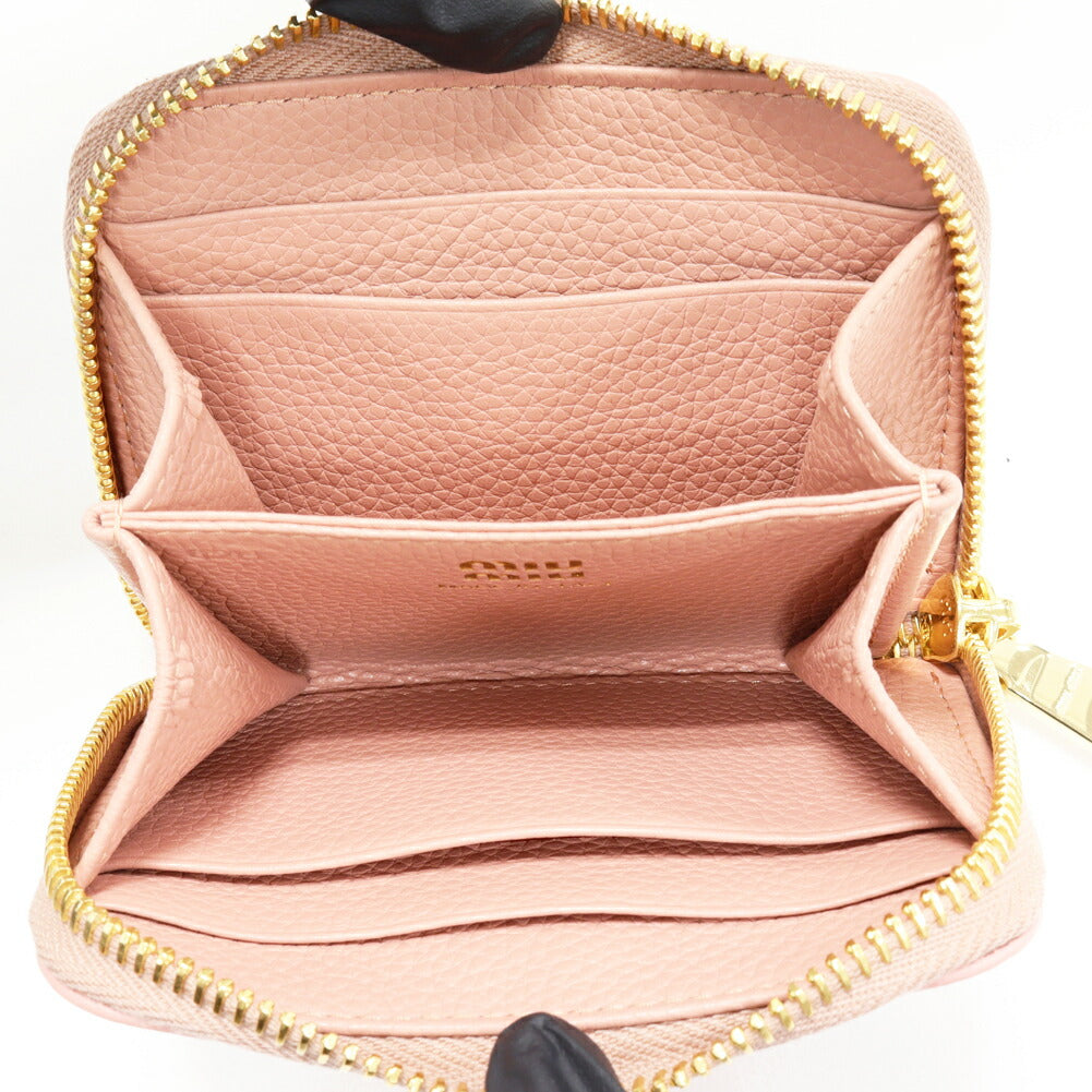 ミュウミュウ 5MM268 グレインレザー コインケース