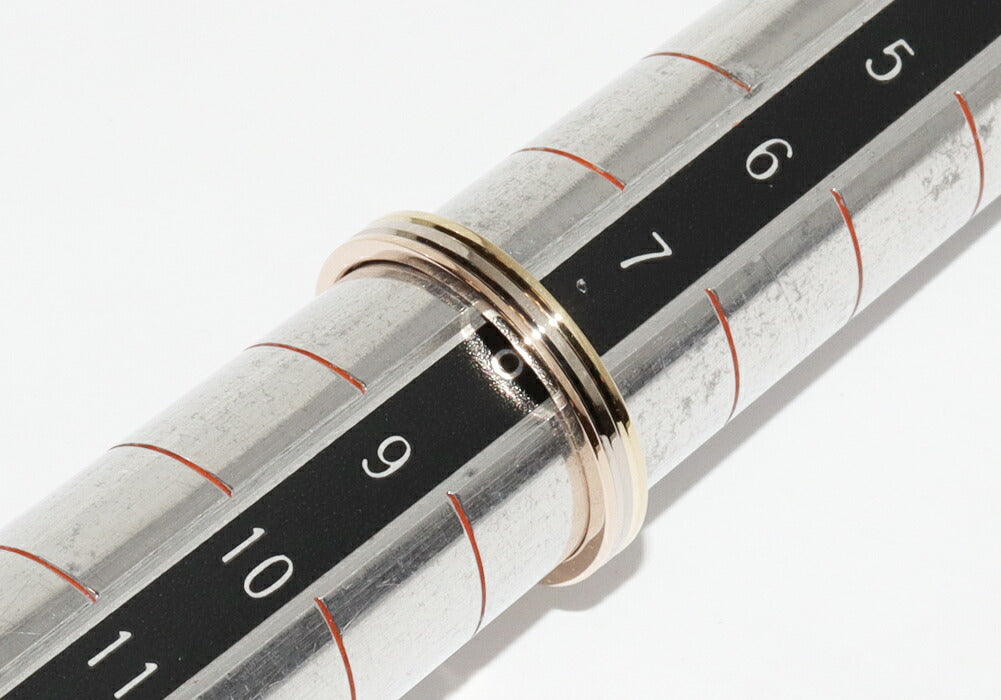 カルティエ トリニティ ヴァンドーム Au750 リング 8号