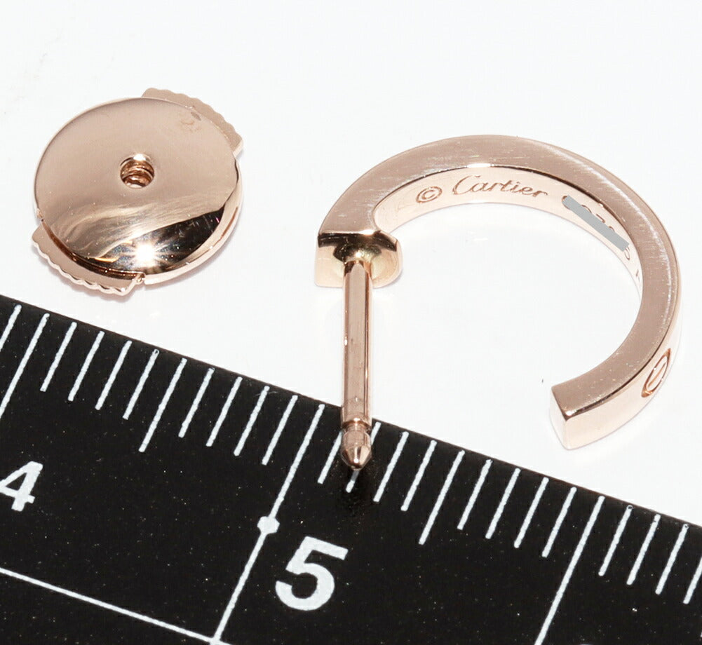 カルティエ LOVE Au750 ピアス