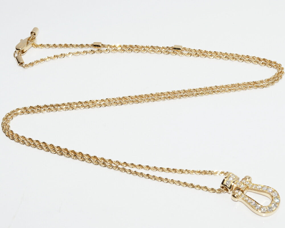 フレッド フォース10 Au750 ダイヤ ペンダントネックレス