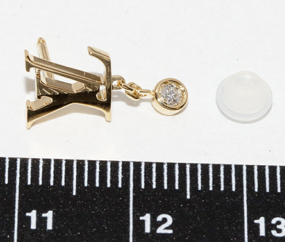 ルイヴィトン イディールブロッサム Au750 ダイヤ ピアス