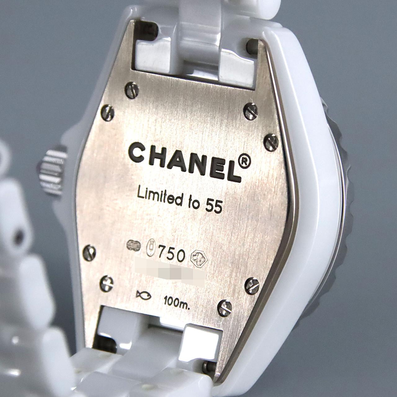 シャネル J12 セラミック ホワイト ゴールド リミテッド