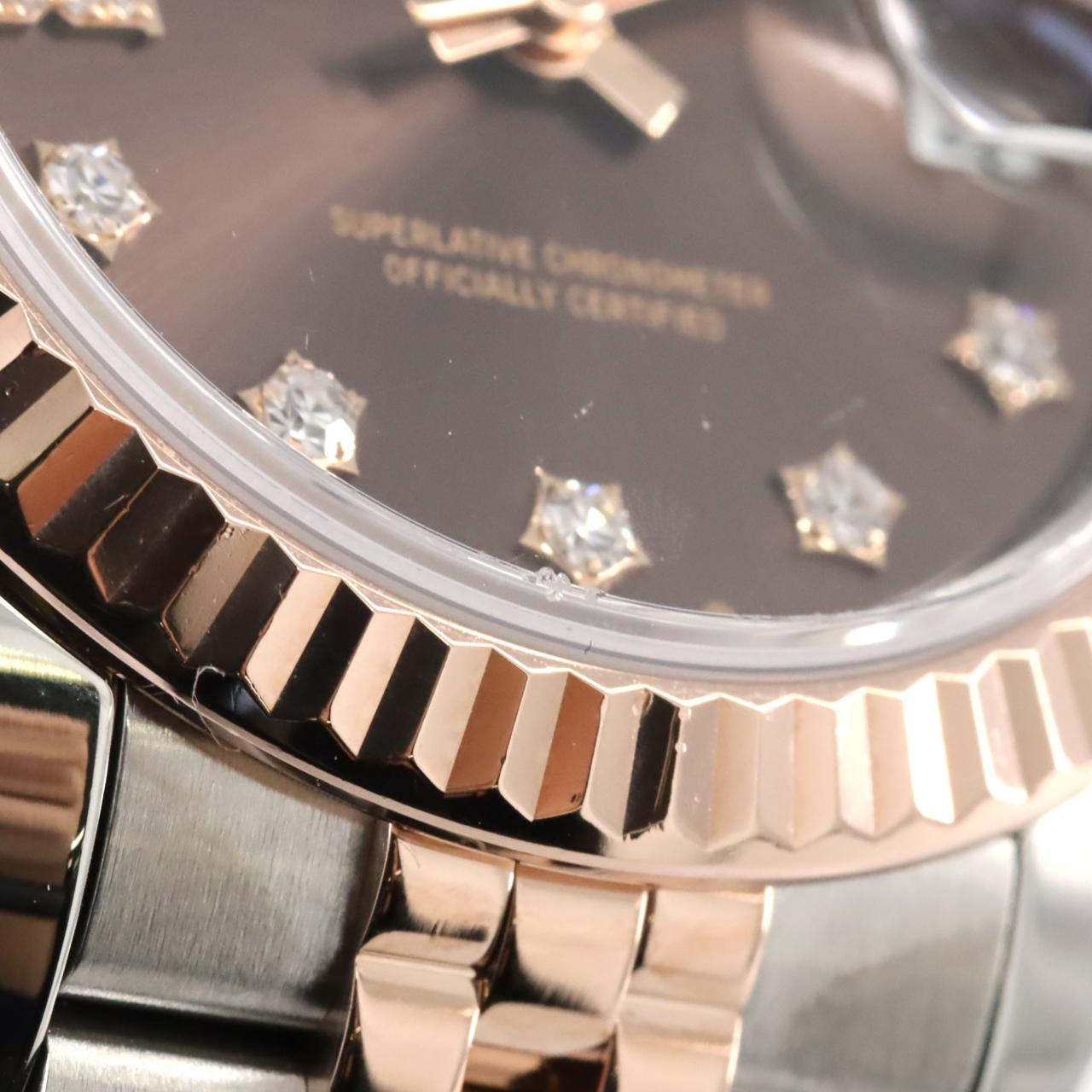 ロレックス デイトジャスト ステンレス x ピンクゴールド