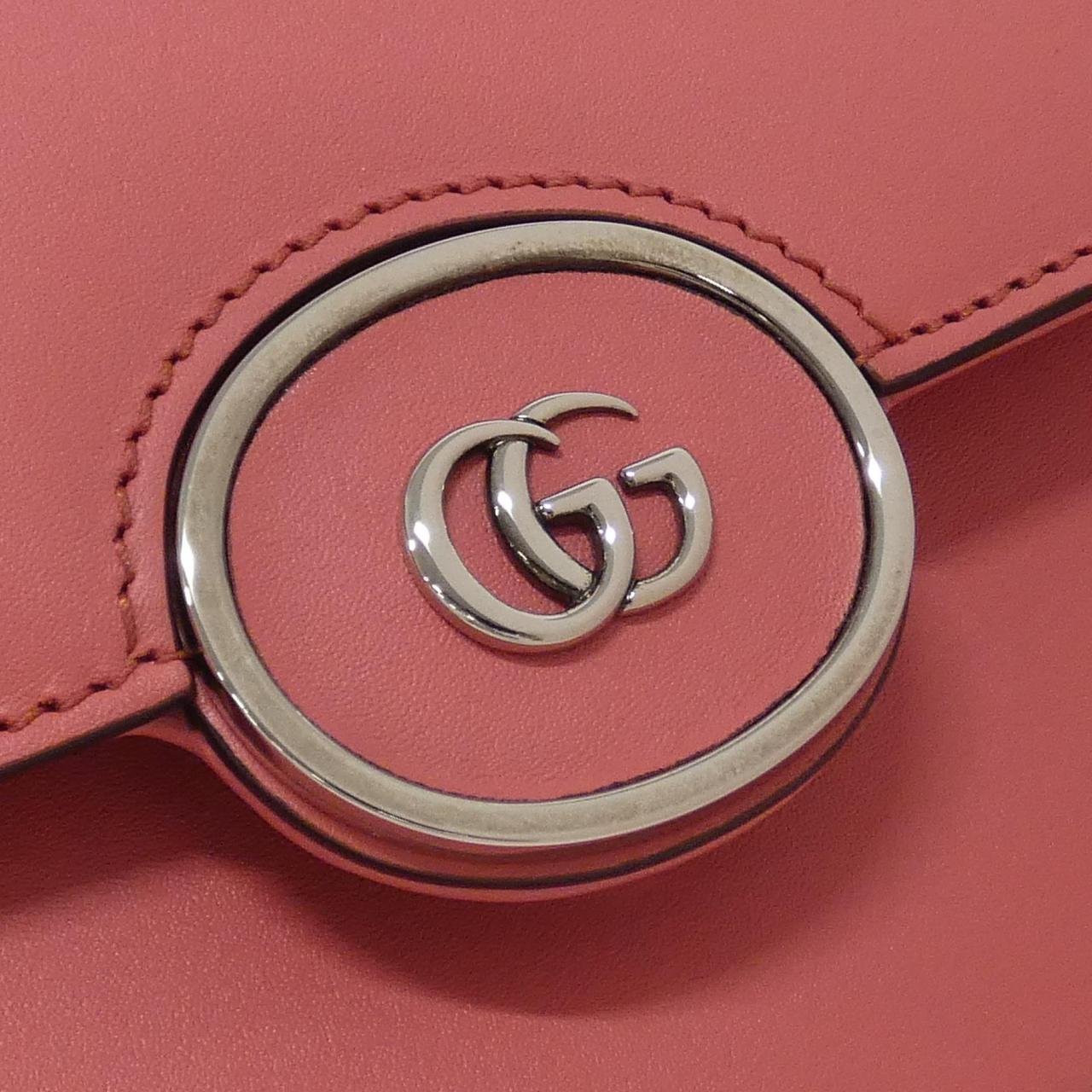 グッチ PETITE GG レザーショルダーバッグ