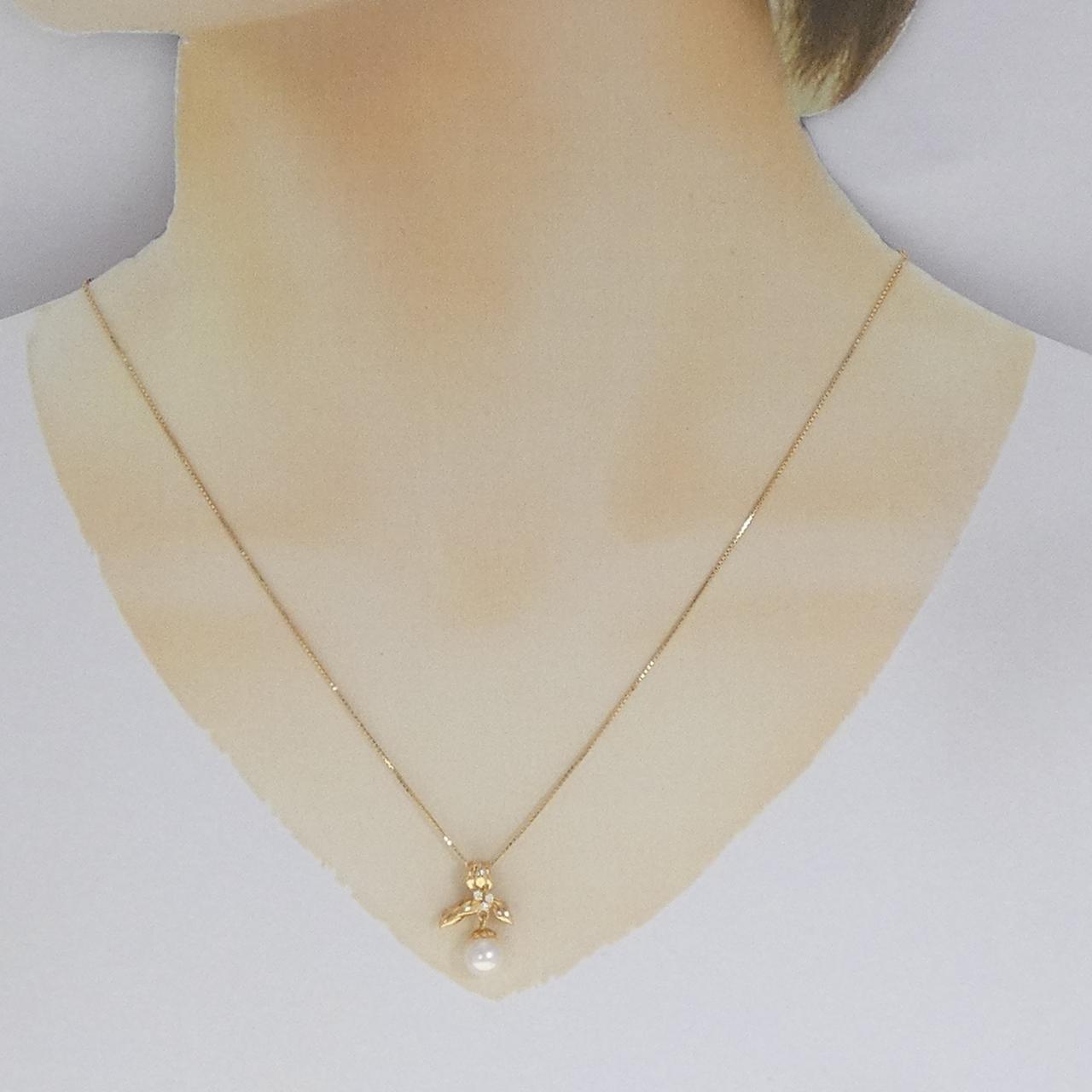 アコヤ パール ネックレス Au750