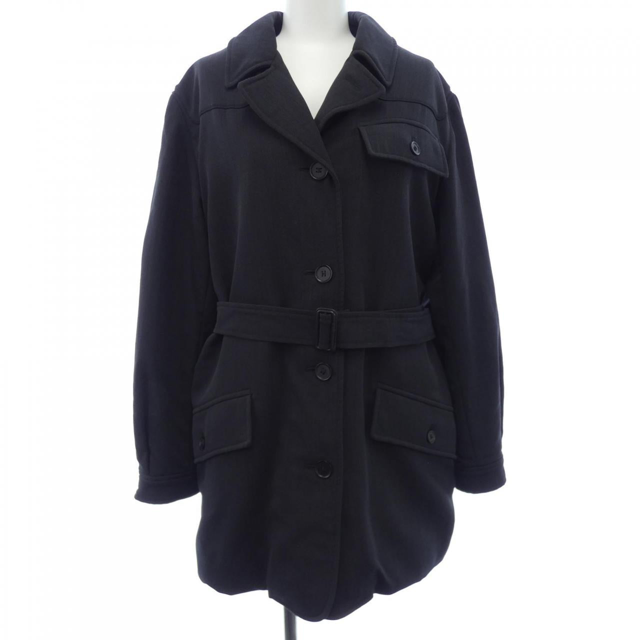 エルメス ウールコットンカシミヤコート38